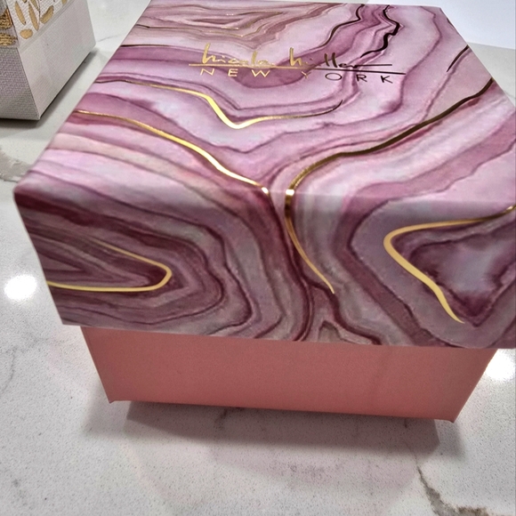 Nicole Miller Pink stretchy stacked boho bracelets - Picture 2 of 3